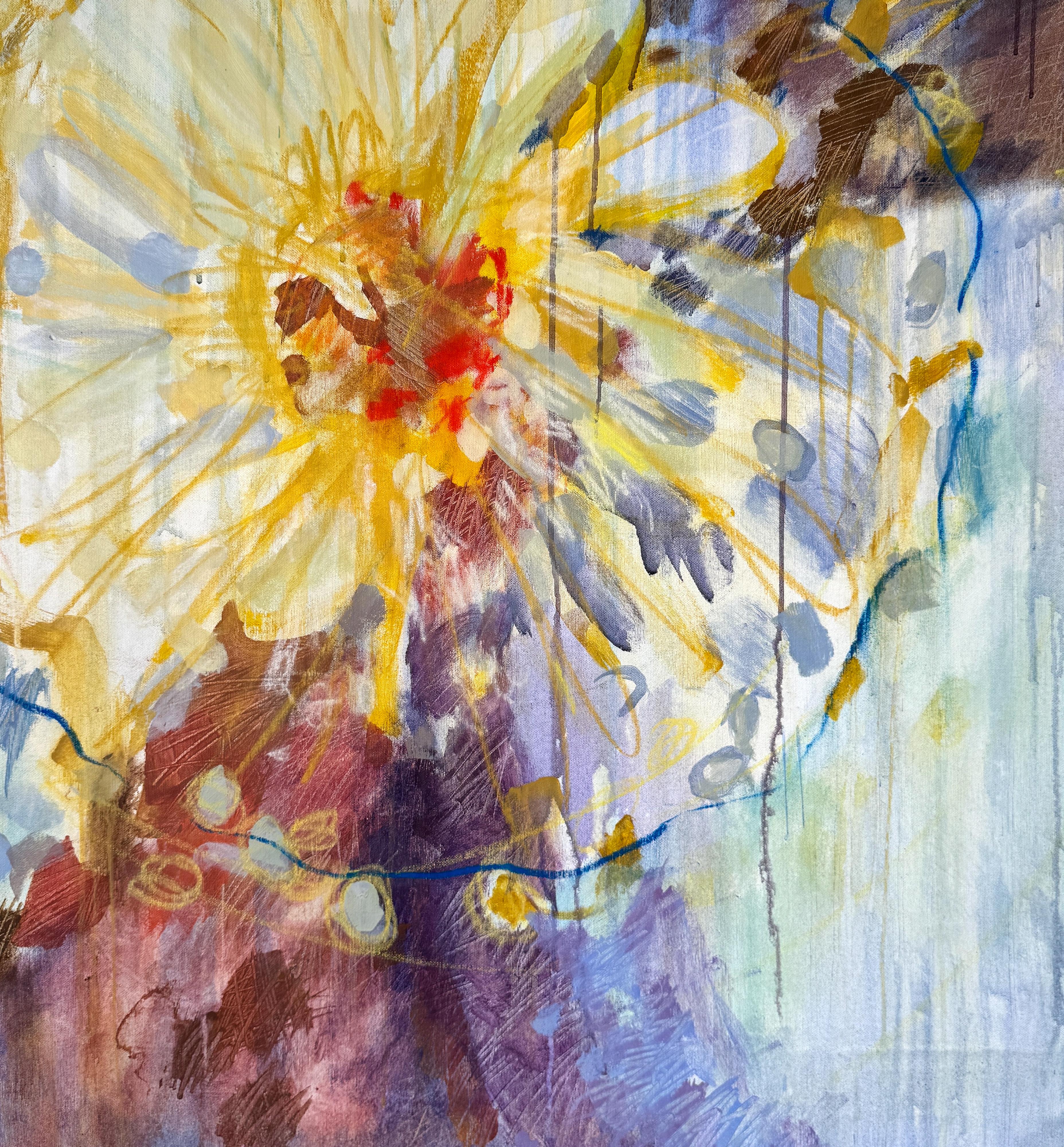 Iryna Tymovchak Abstract Painting - States of Bloom 1