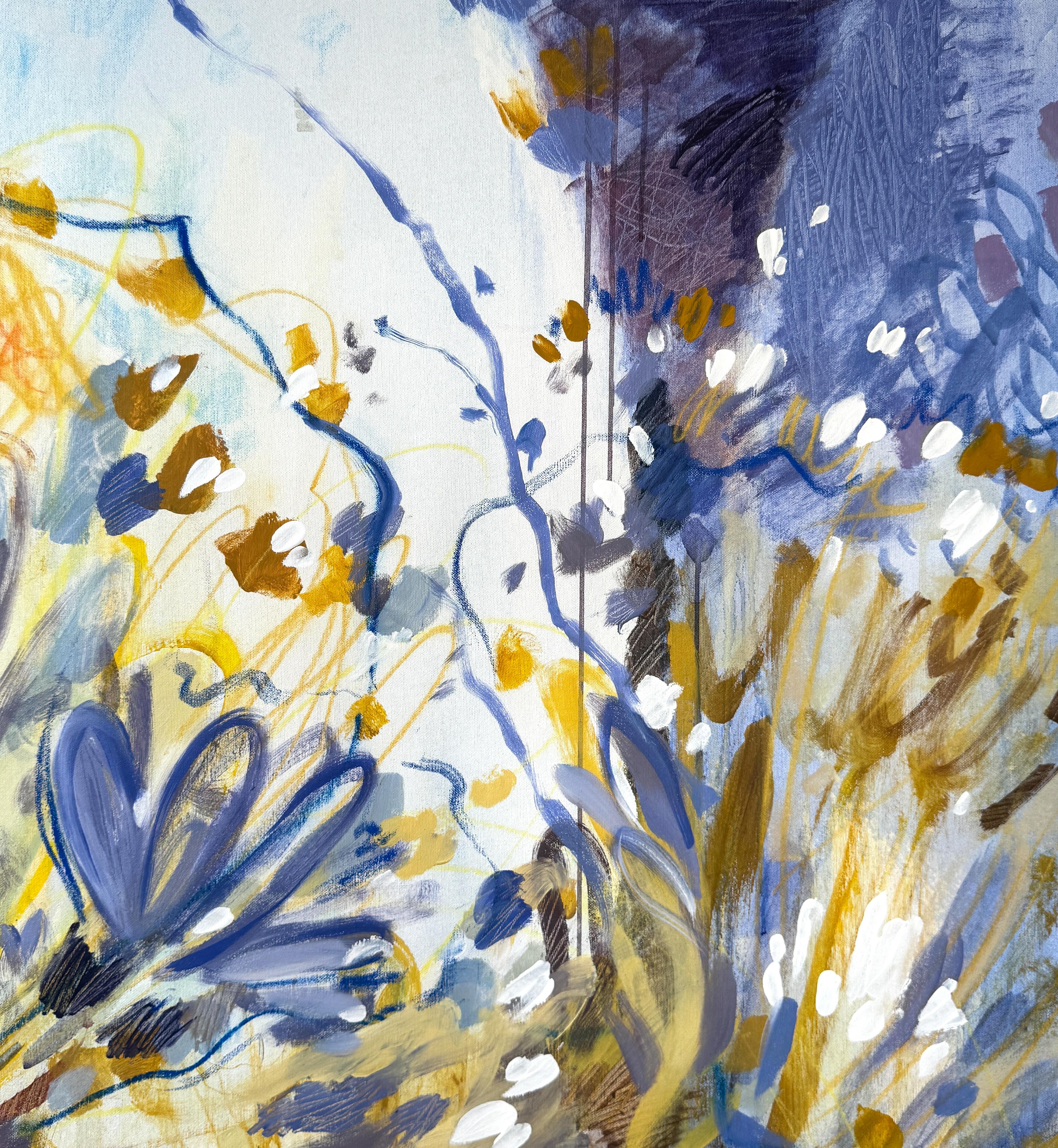 Iryna Tymovchak Abstract Painting - States of Bloom IV