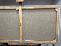 Boundary, Minimalist Landscape Painting, Oil and Acrylic on Linen, 2021