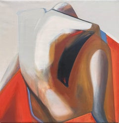 In the Warmth, Figurative Scene Painting, Acrylic and Tempera on Linen