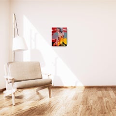 Fiona - original abstracted women form painting - contemporary figurative art