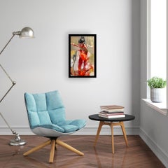 Let It Fail 3 - original abstracted figurative painting - contemporary artwork