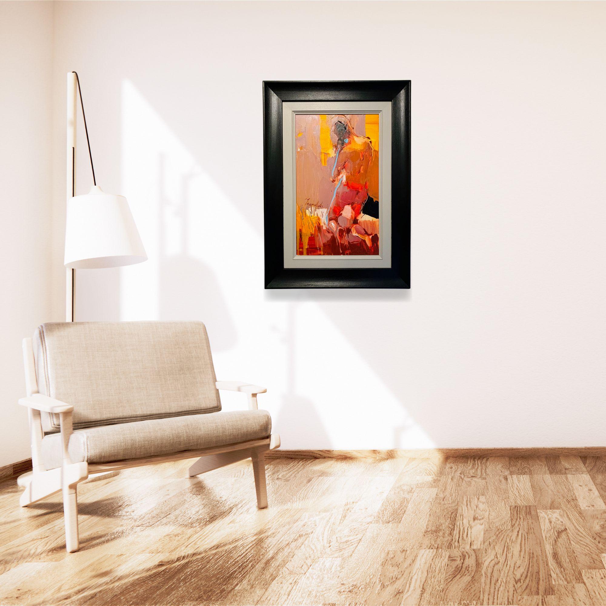 You are Beautiful-original abstract figurative oil painting-contemporary Artwork - Painting by Iryna Yermolova
