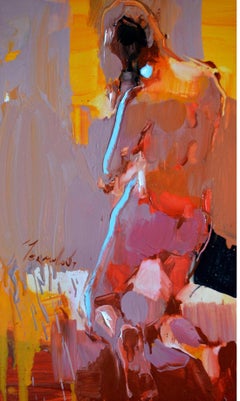 You are Beautiful-original abstract figurative oil painting-contemporary Artwork