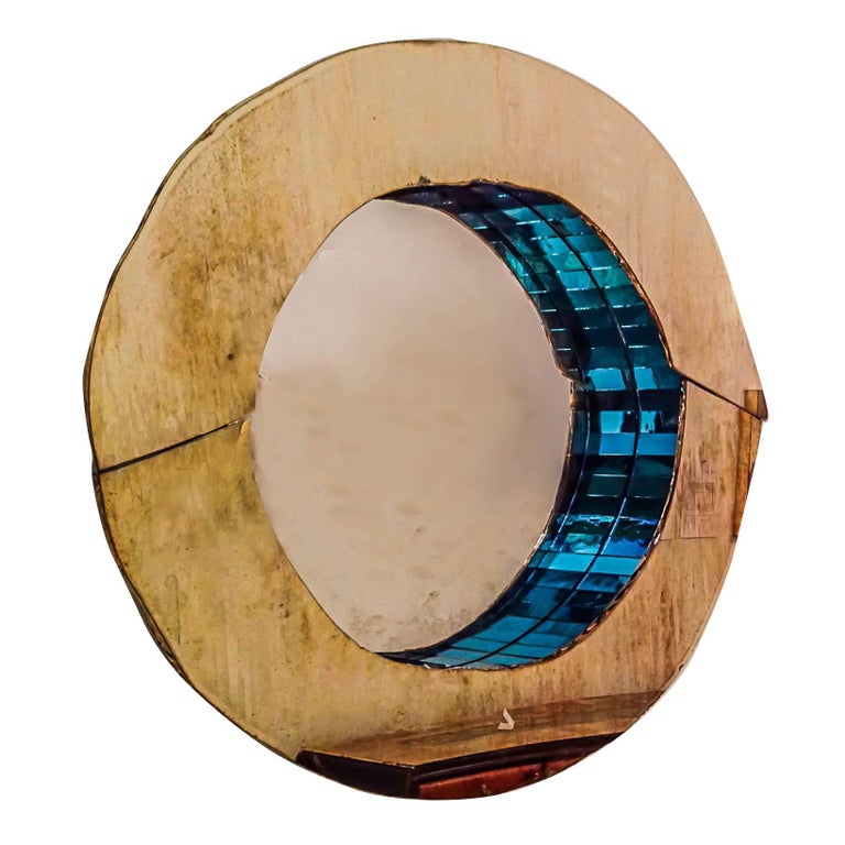 Irys Mirror Silver Copper Gold Glass Silvering Wall Sculpture Sabrina