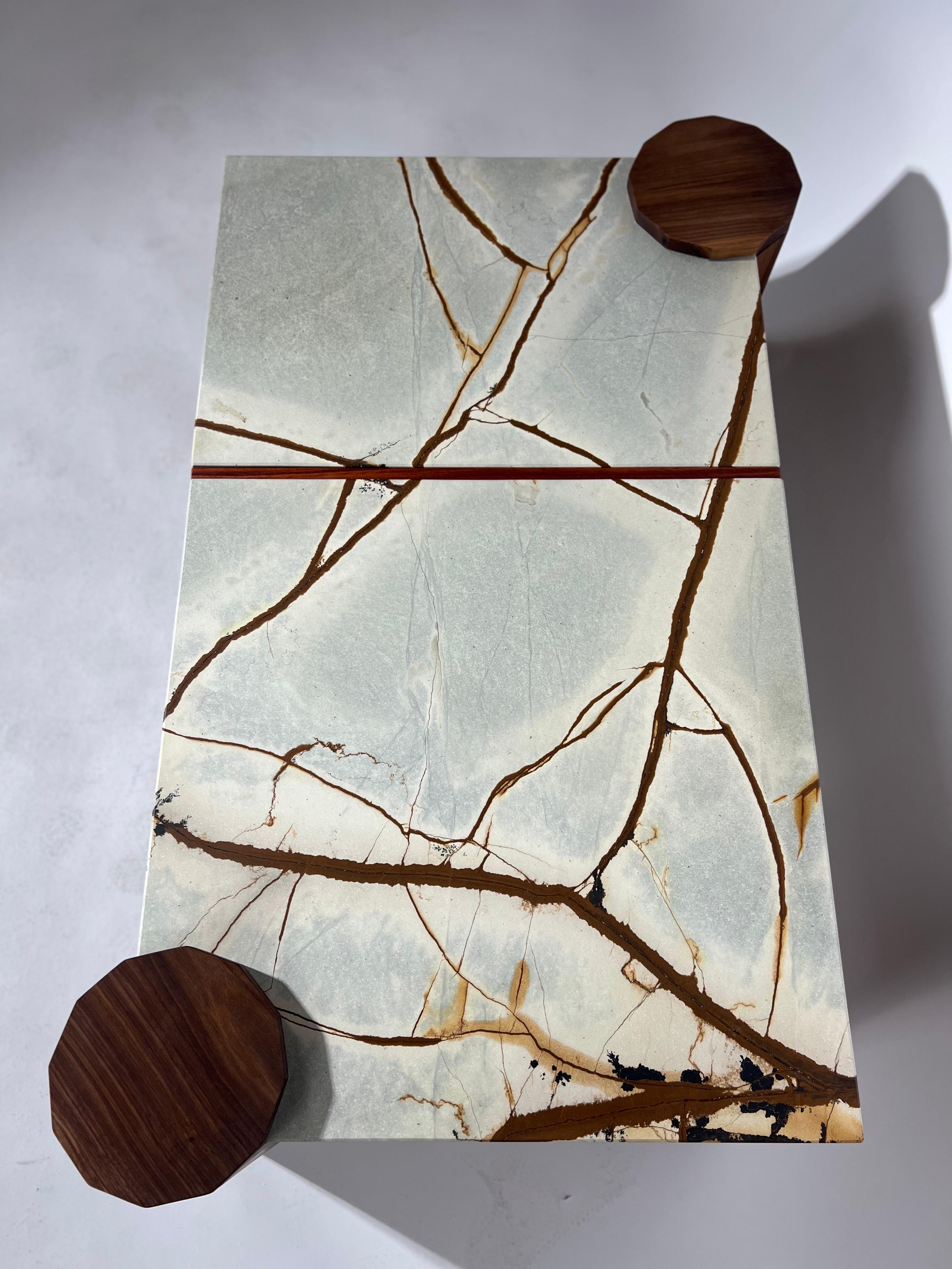iS-v4 Natural Stone Coffee Table For Sale 7