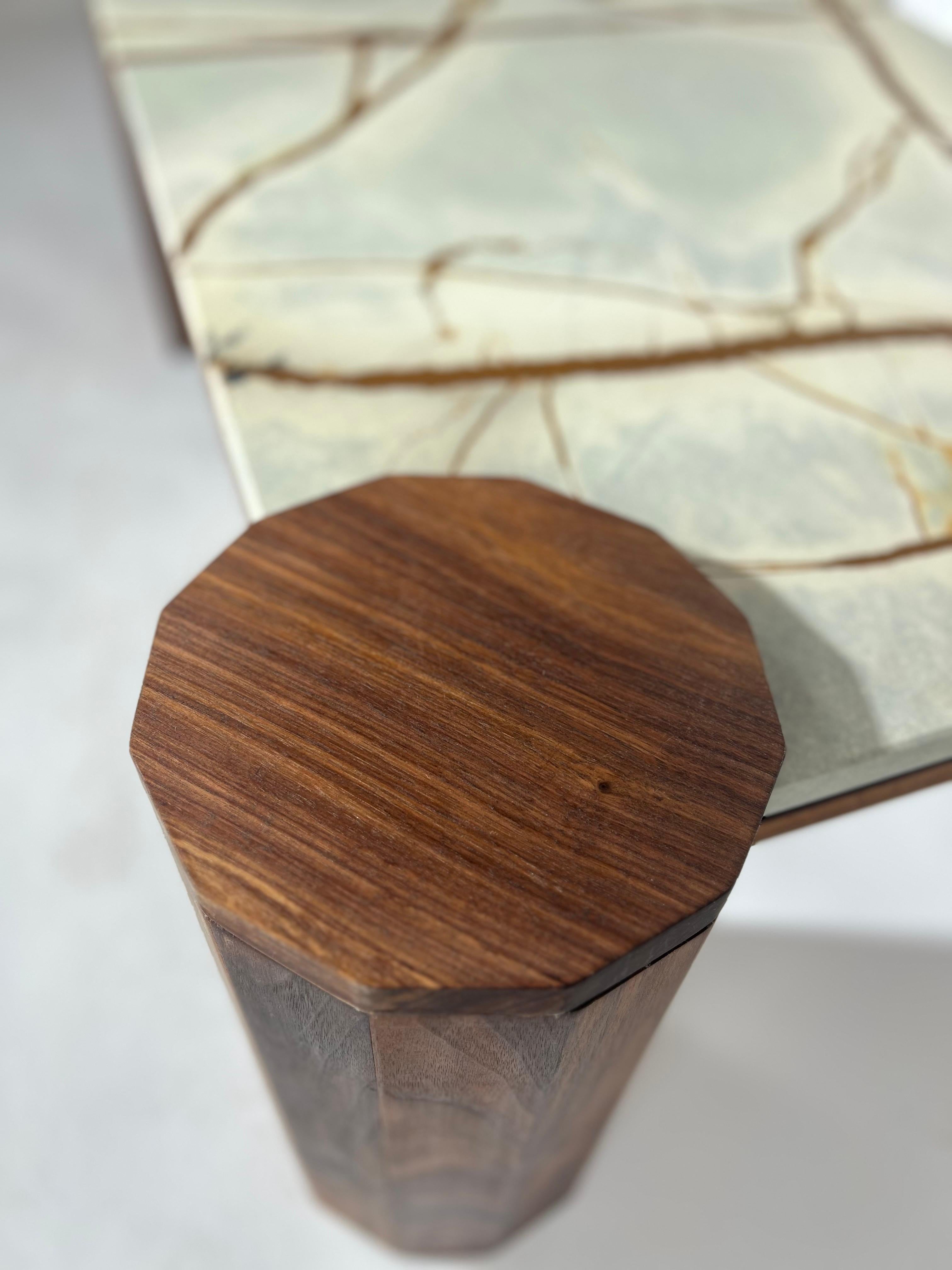 Contemporary iS-v4 Natural Stone Coffee Table For Sale