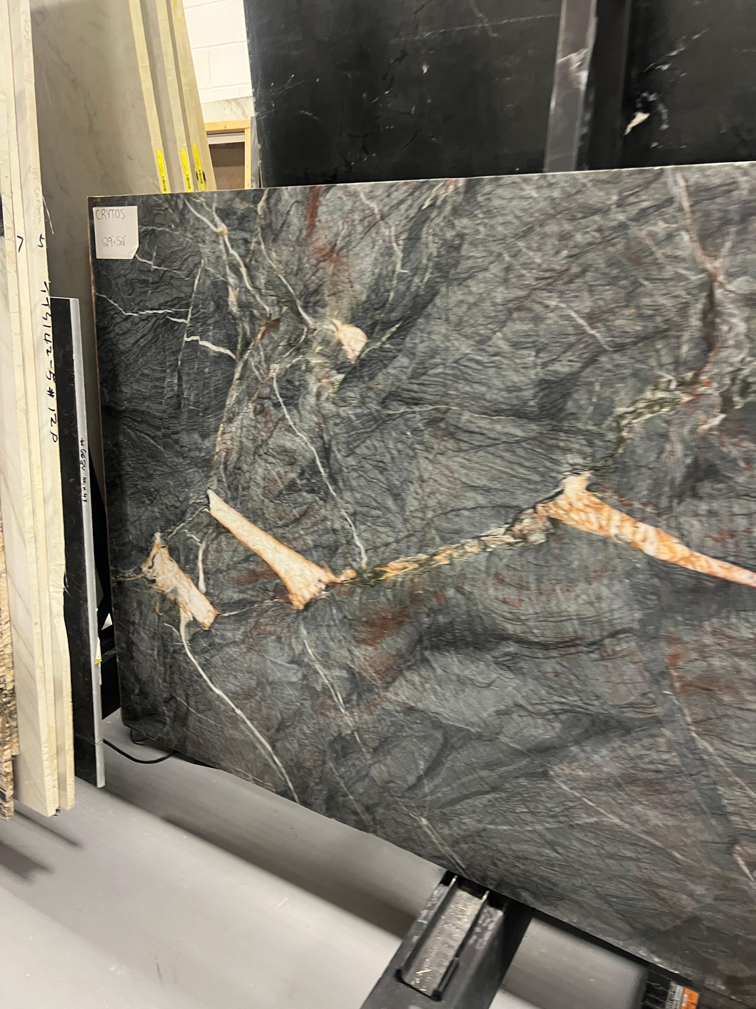 iS-v6 Table basse en quartzite et noyer massif en vente 5