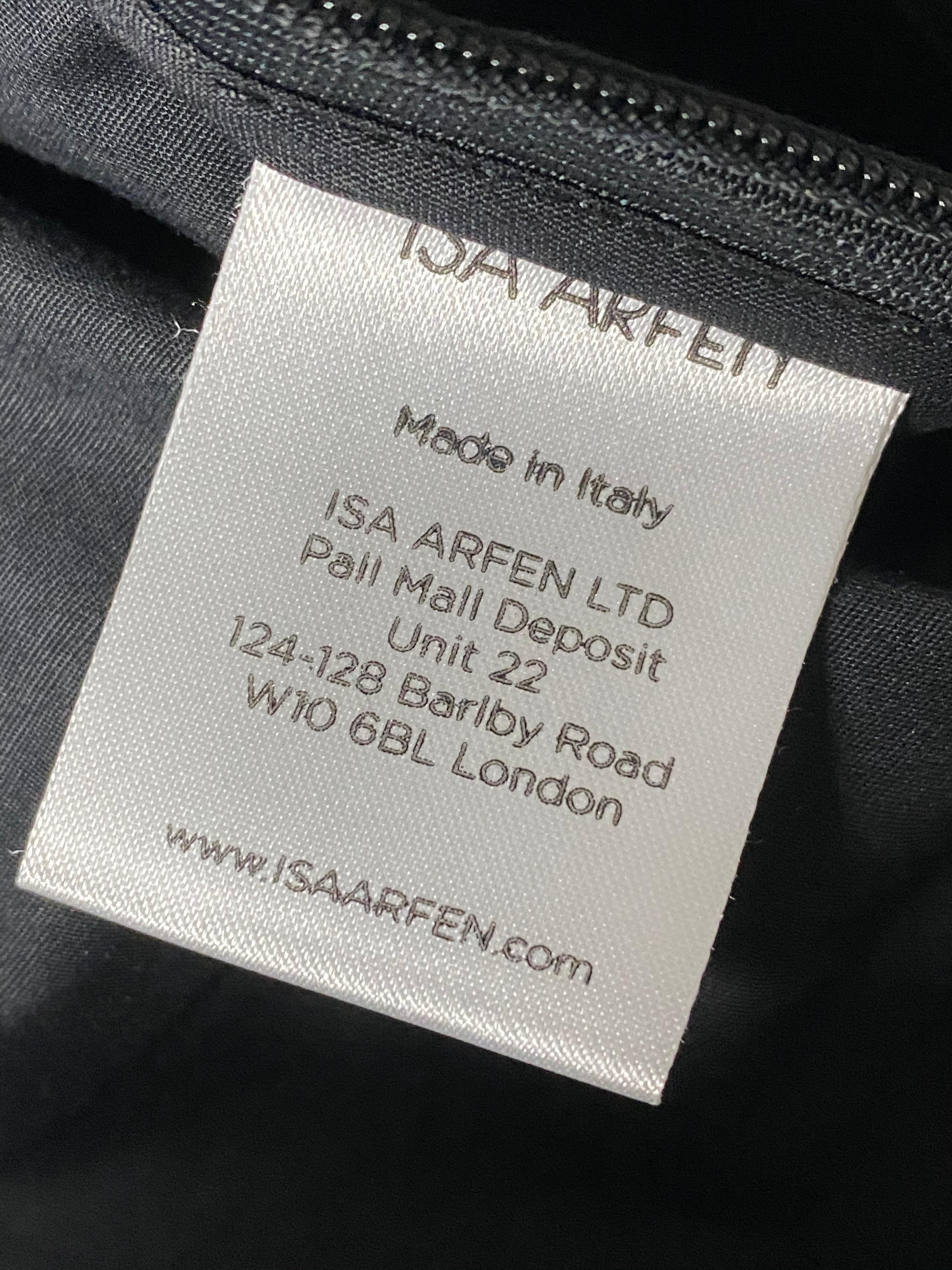Isa Arfen Black Ruffle Maxi Skirt Size 10 For Sale 9
