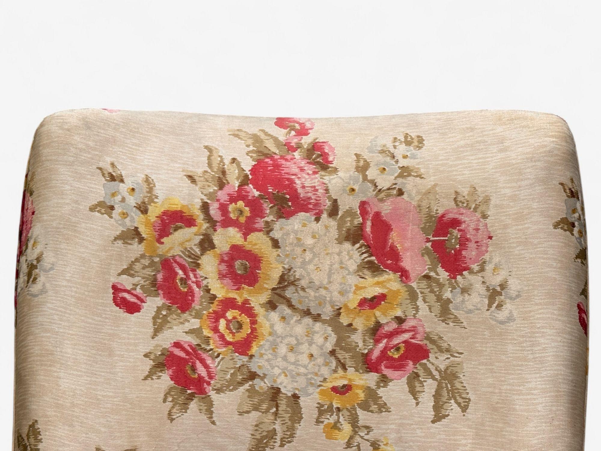 ISA Bergamo, Tela, Madera, Latón, Sillas de salón orgánicas, Italia, años 50 en venta 2