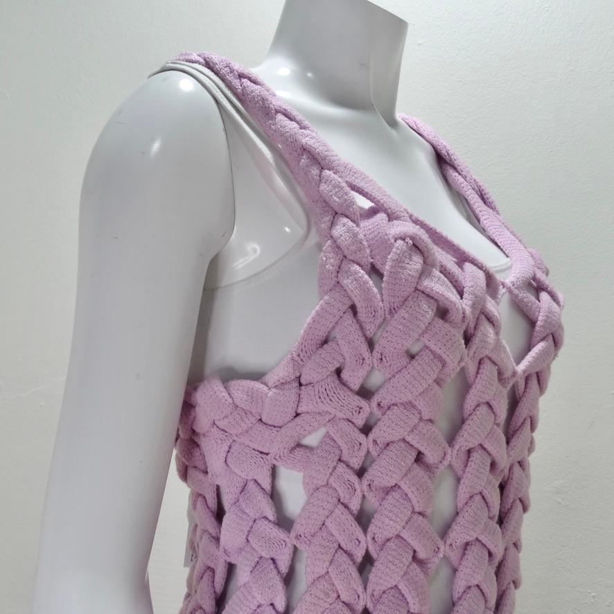 Women's Isa Boulder Purple Knit Dress For Sale
