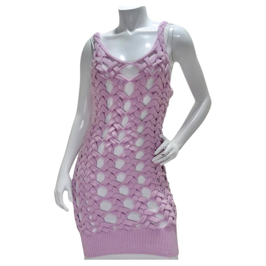 Isa Boulder Purple Knit Dress For Sale