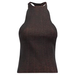 Isa Boulder - Top asimmetrico a maglia nero da donna
