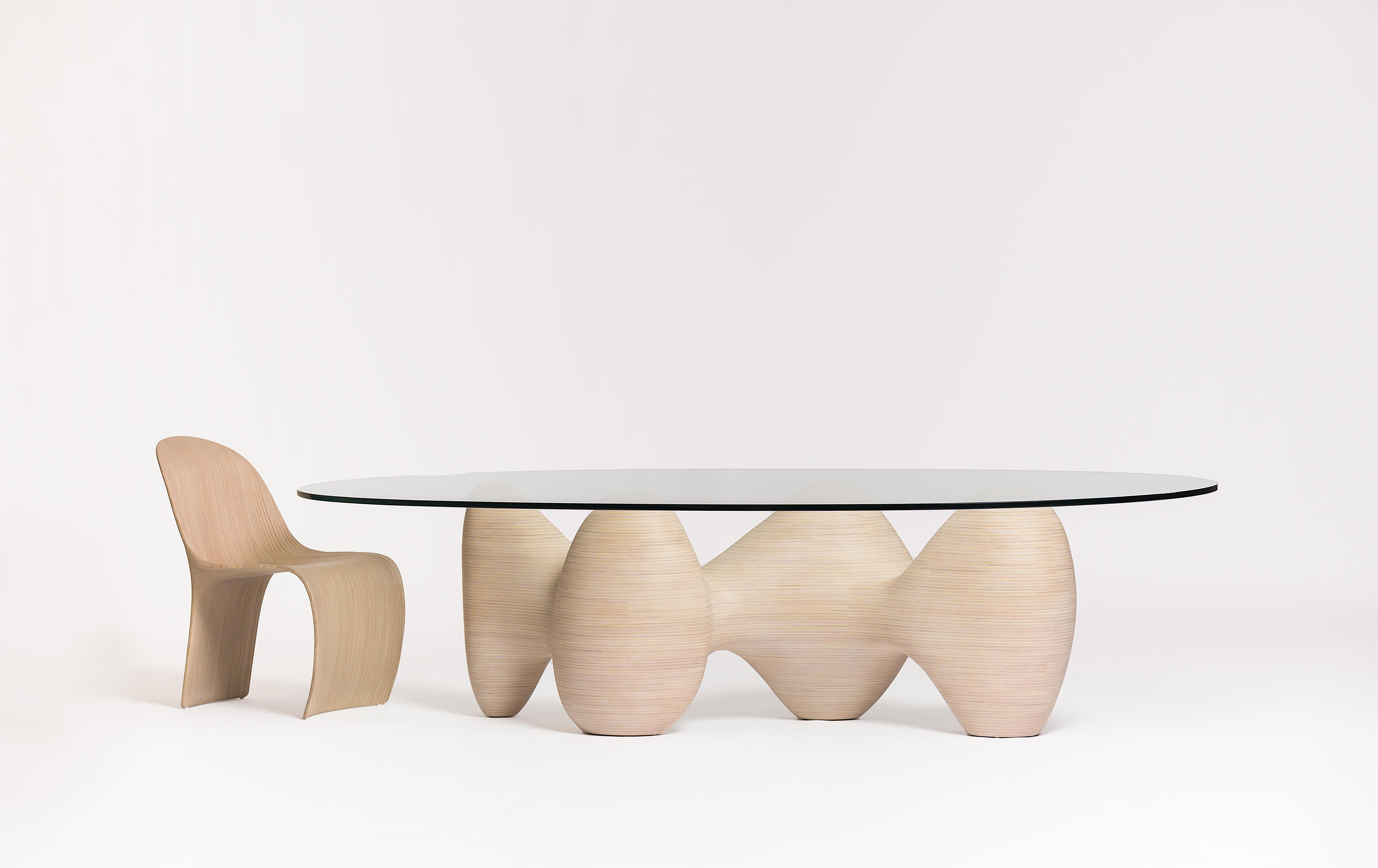 Guatemalan Isa Chair by Piegatto, a Scuptural Dining Chair For Sale