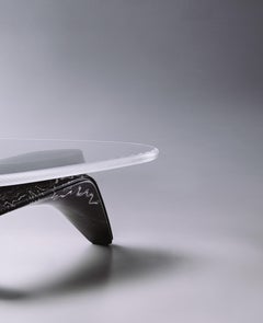 Marble Coffee Table in Marquina Nero Marble by Designer Ora Ito