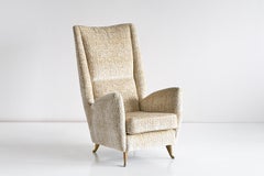 ISA High Back Armchair Attributed to Gio Ponti, Italy, 1950s