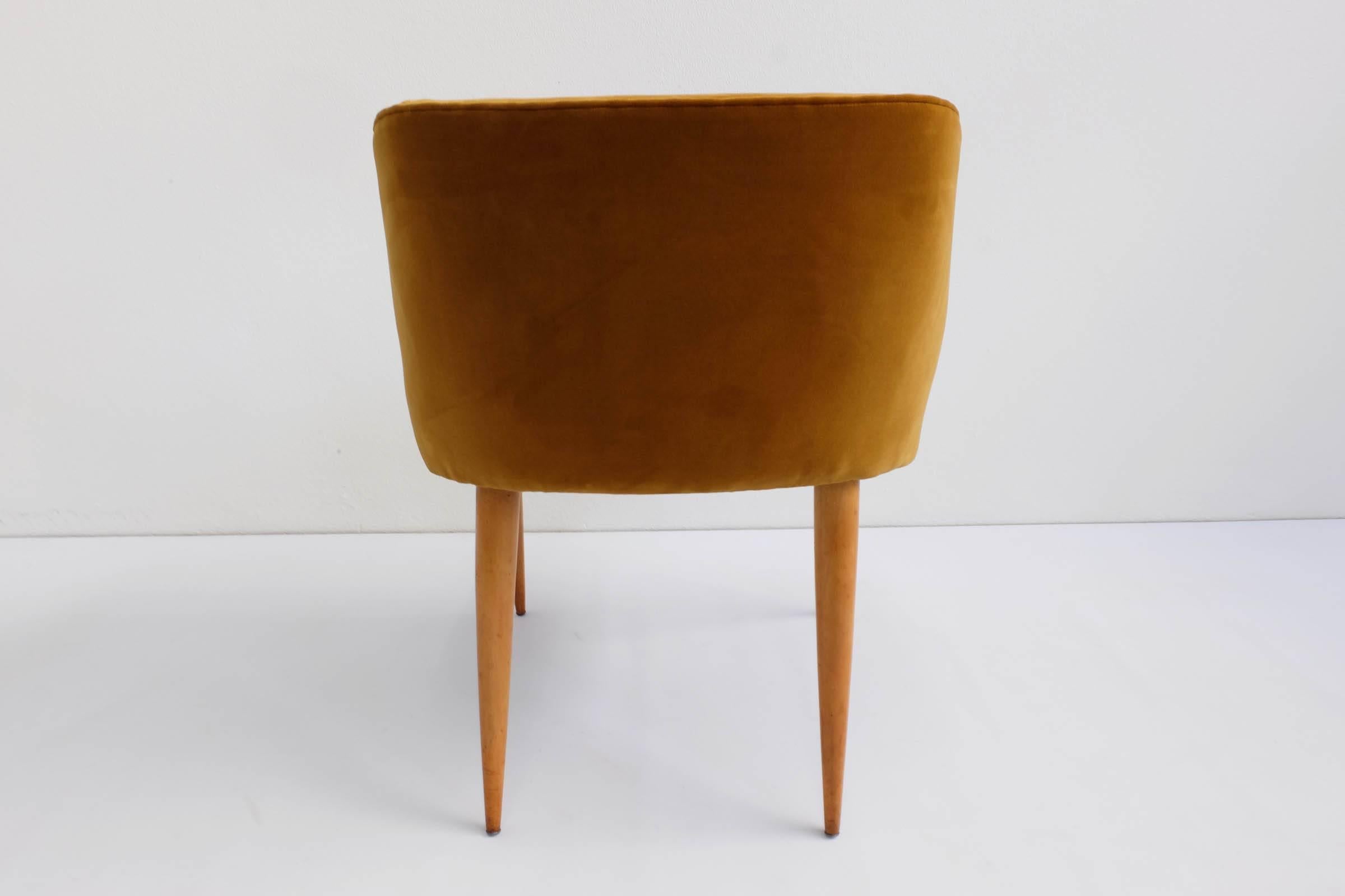Mid-20th Century ISA Room Small Armchairs, Set of 2 For Sale