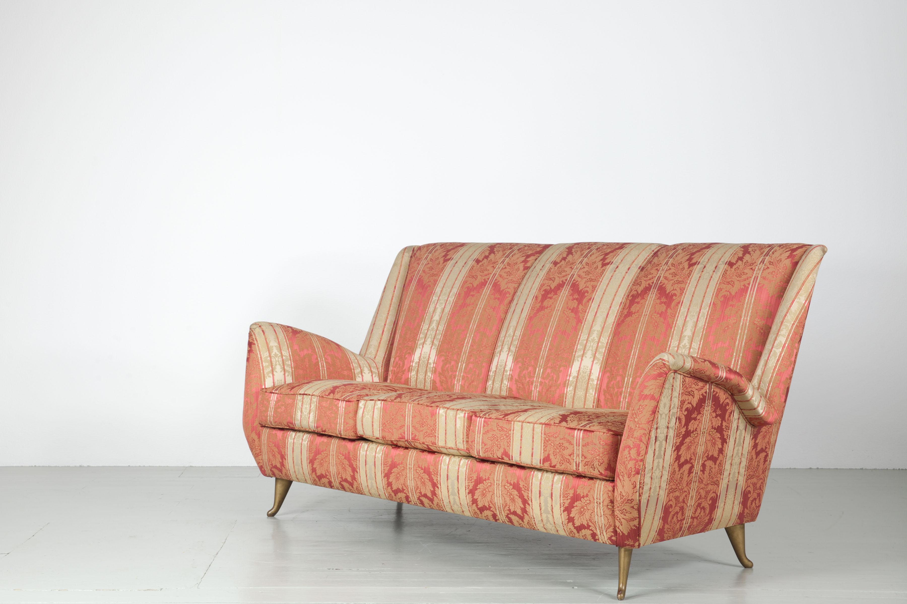 I.S.A.-Sofa-Set im Originalzustand, Italien, 1950er Jahre (Italienisch) im Angebot