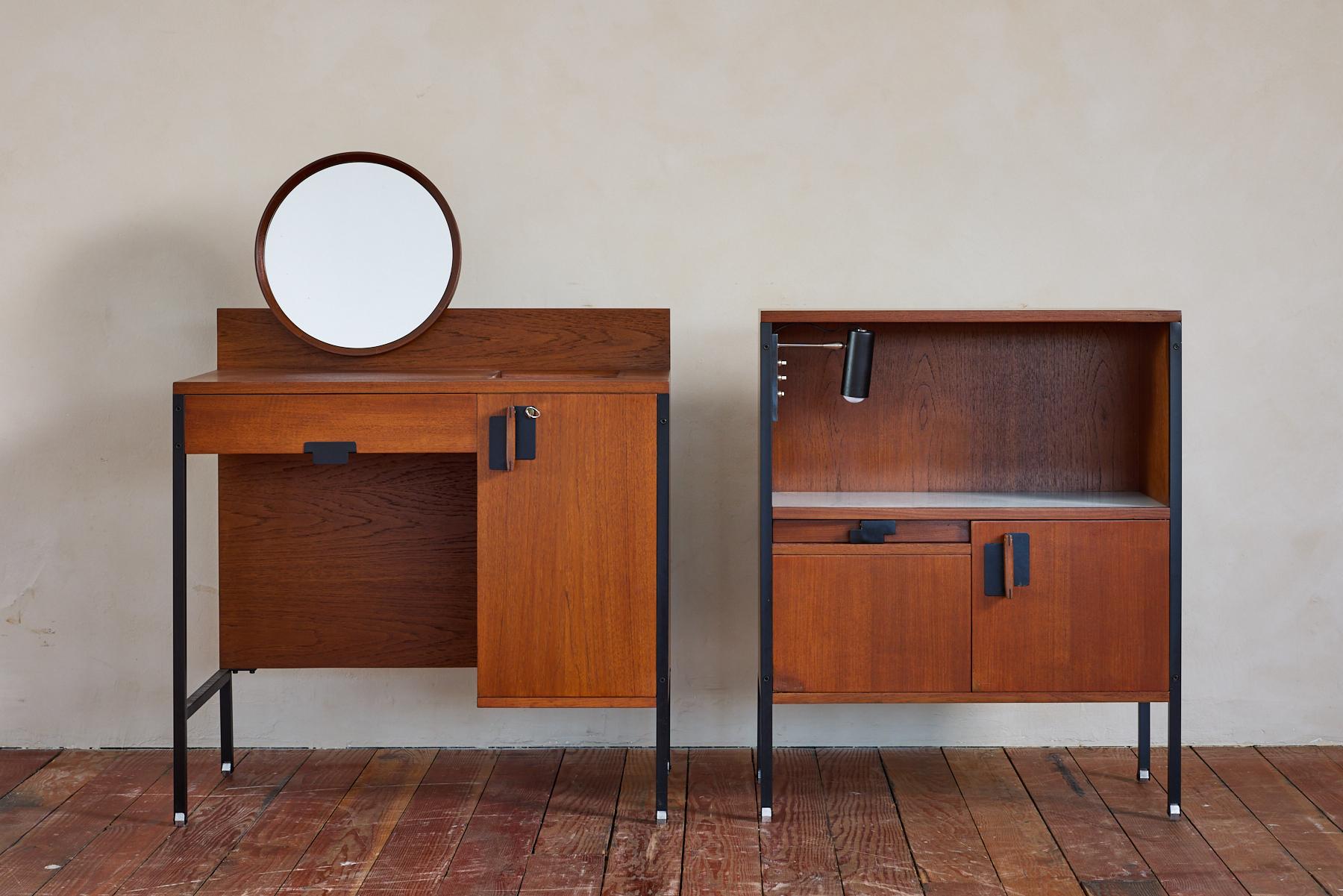 Ico Parisi Vanity / Dressing table and bedside cabinet for M.I.M For Sale 13