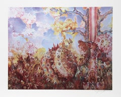 Autumnal Fire, lithographie psychédélique d'Isaac Abrams