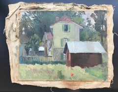 Villa de I. Ch. Goetz - Óleo sobre lienzo 41x32 cm