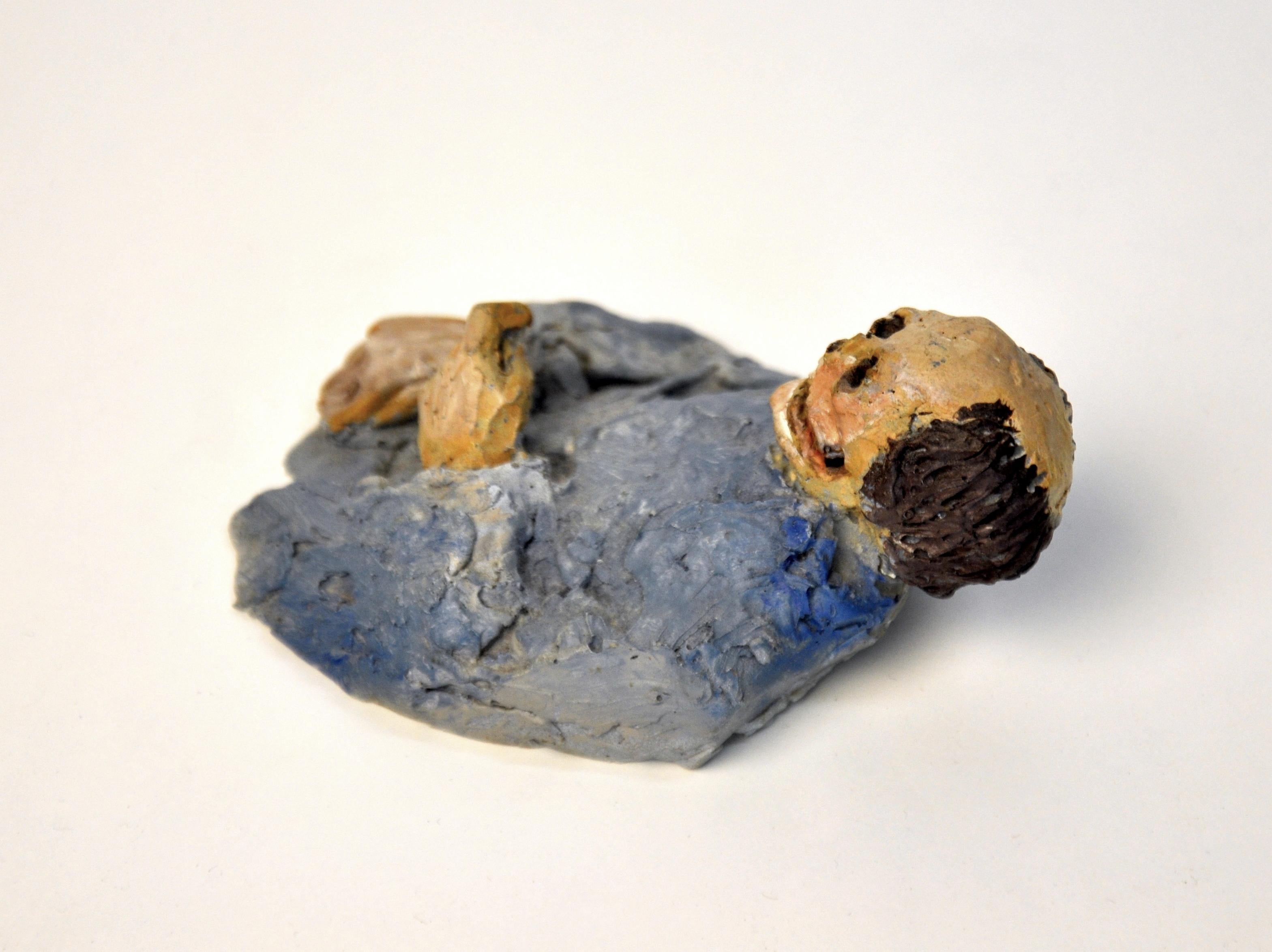 Isaac Cordal Resin Sculpture, Viva La Muerte, Urban Inertia For Sale 2