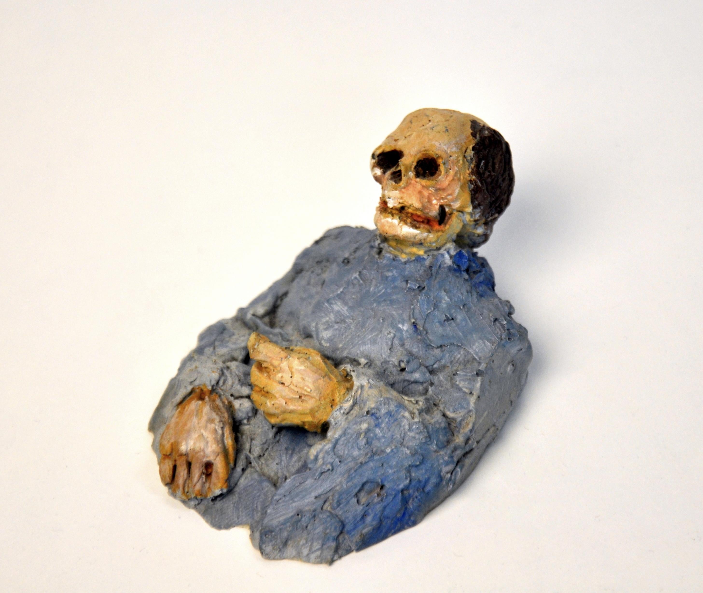 Isaac Cordal Resin Sculpture, Viva La Muerte, Urban Inertia For Sale 3