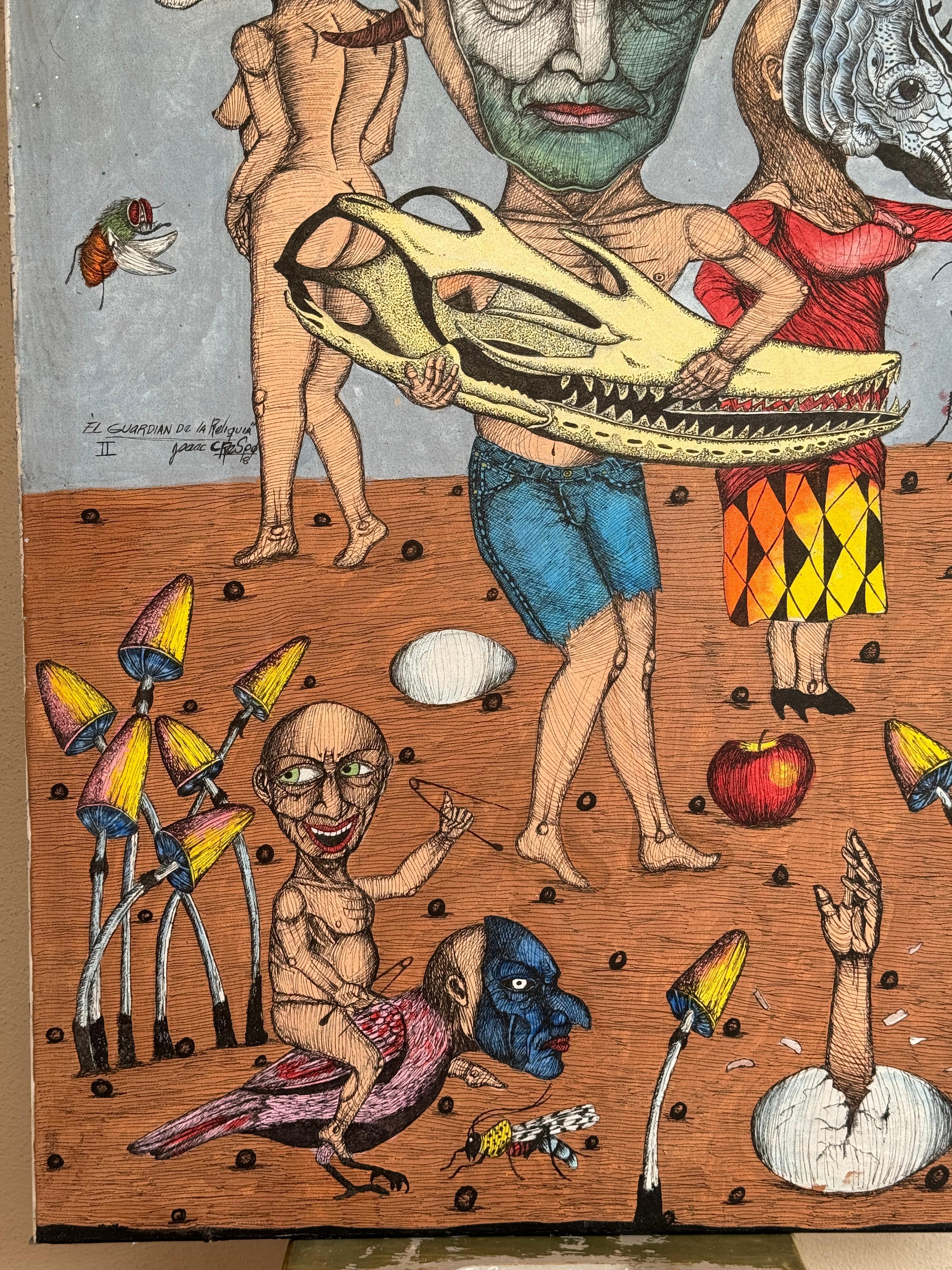 Der Wächter der Religion – Painting von Isaac Crespo