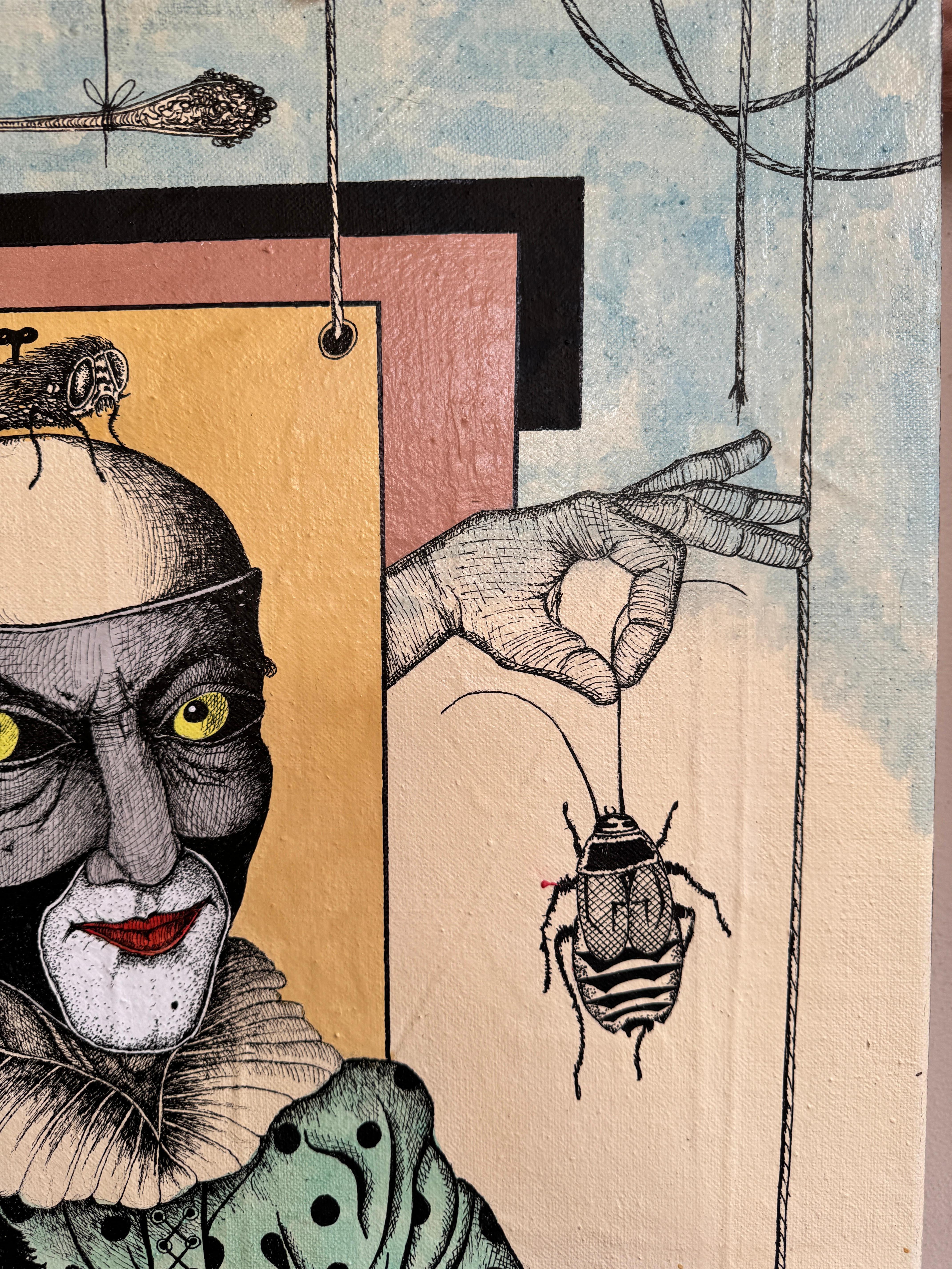 Il sacrificio della gallina preferita Surrealista cubano in vendita 1