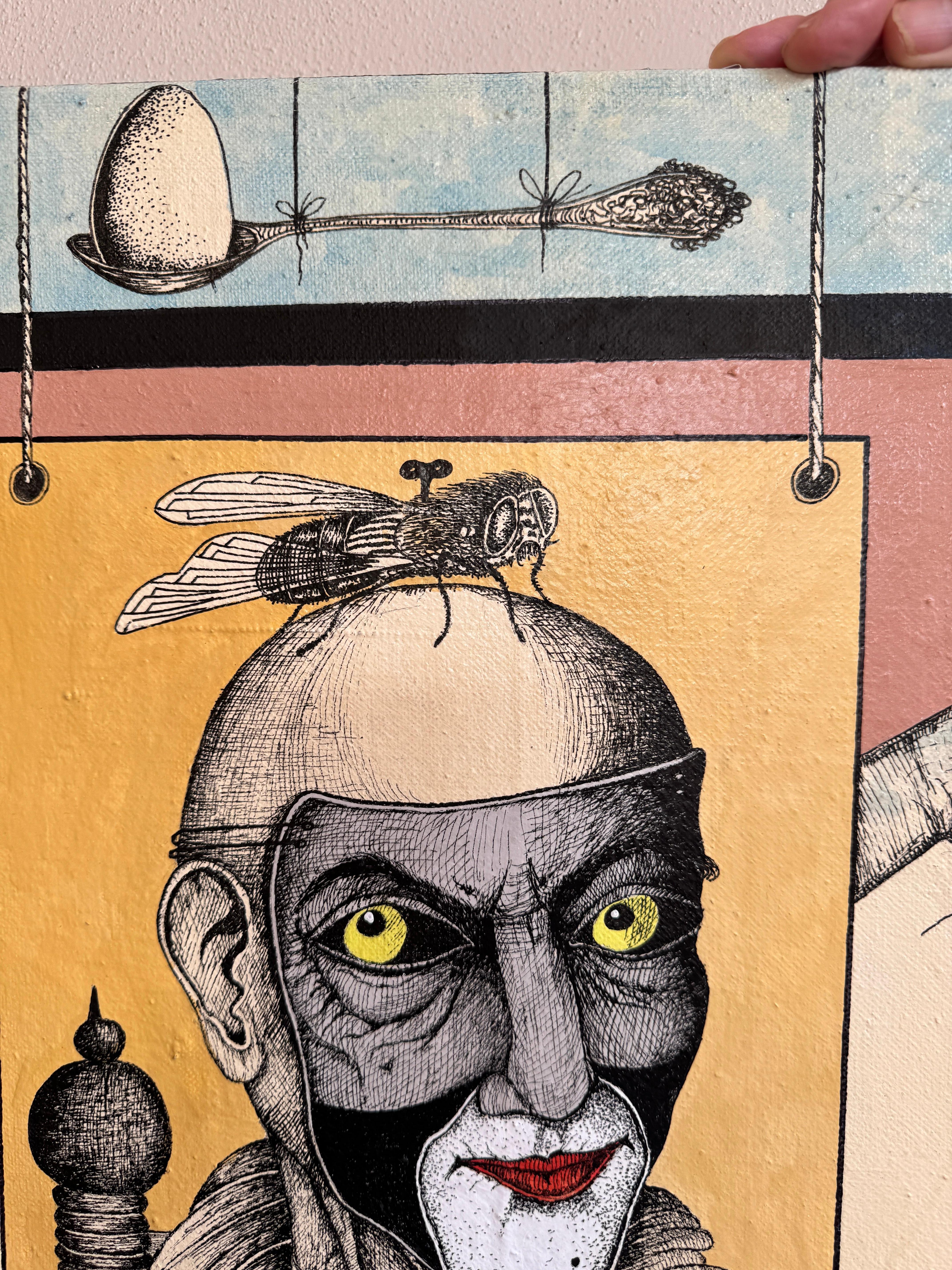 Il sacrificio della gallina preferita Surrealista cubano in vendita 2