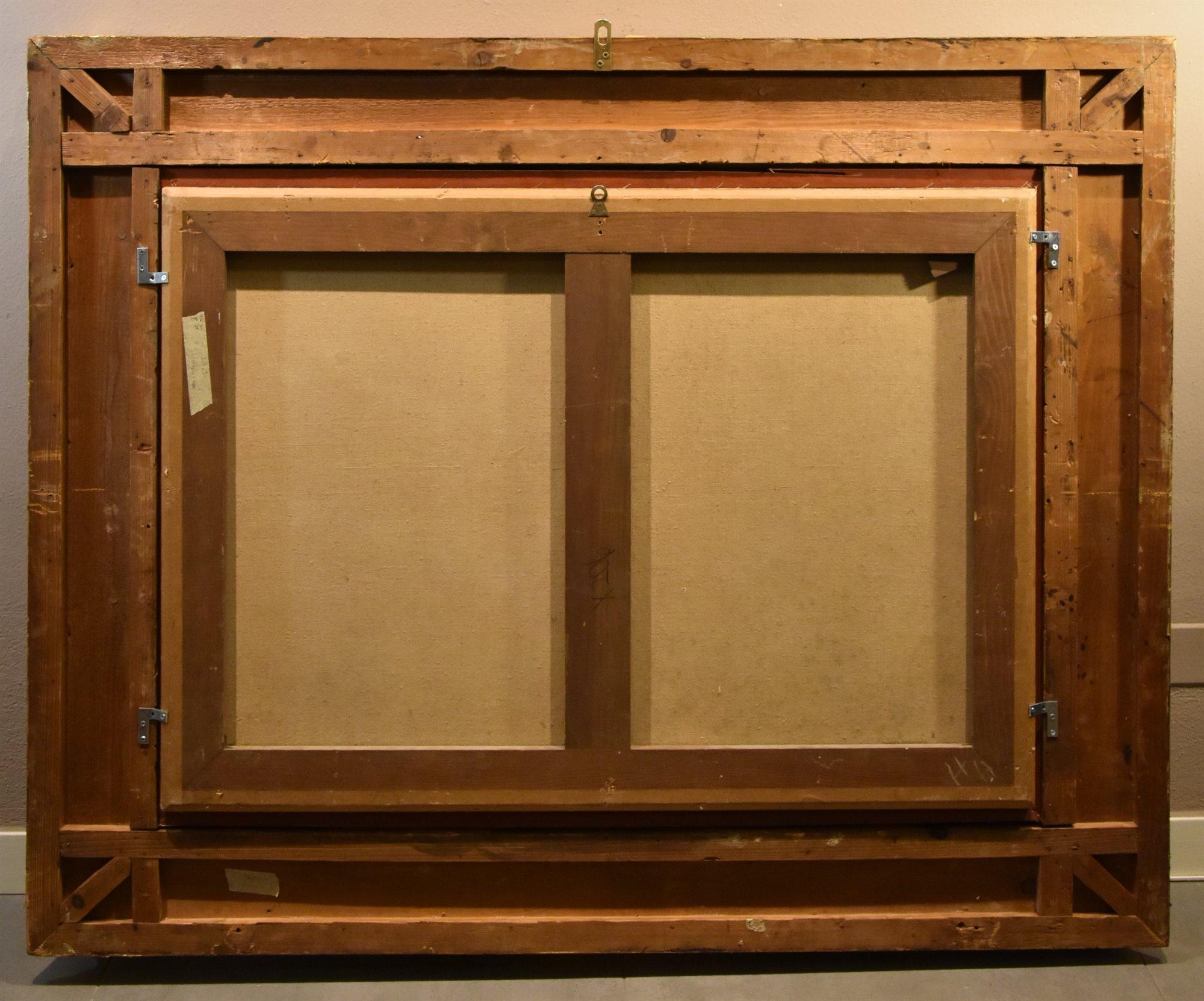 Landscape Garden Knight De Moucheron Paint 17/18yh Century Oil on canvas im Angebot 8