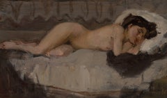 Lying nude