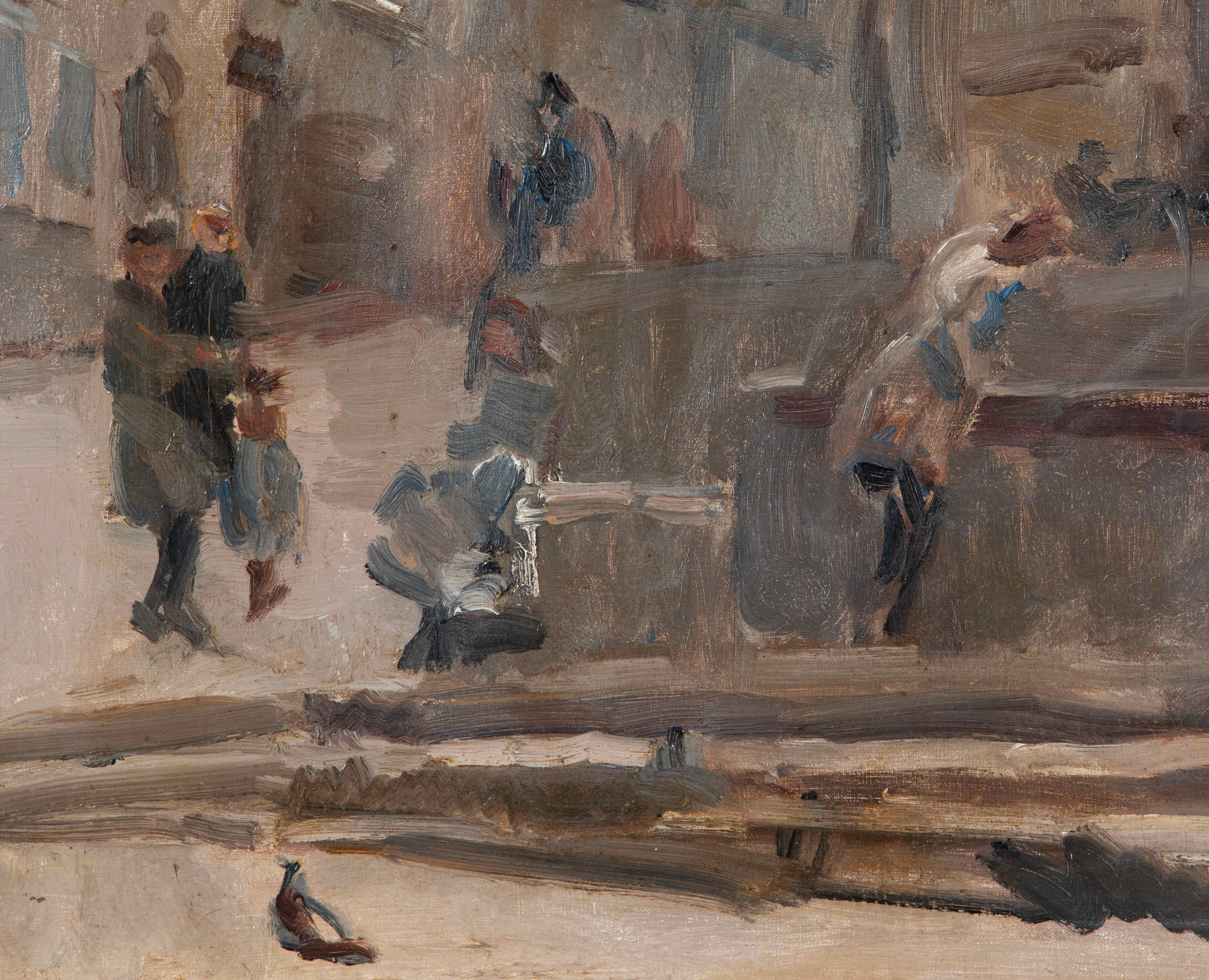Anne Fontaine St. Anne, Friburgo di Isaac Israëls - Quadro di città in vendita 3