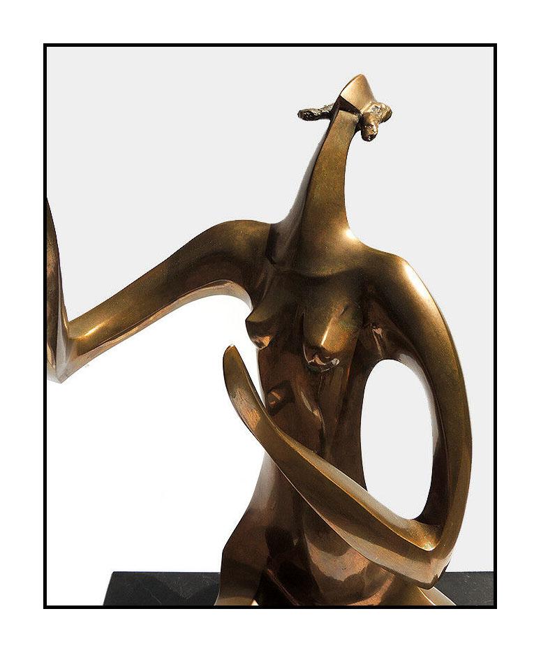 Isaac Kahn Authentic & Large Original Bronze Sculpture 