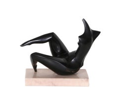 Reclining Woman, Art Deco Nude Sculpture