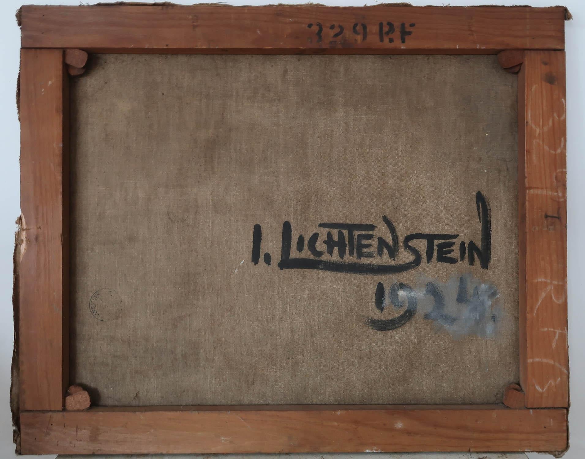 Pintura al óleo de una escena callejera de París, por Isaac Lichtenstein. Fechado en 1924 Francés en venta