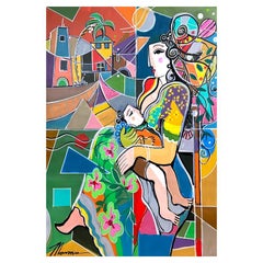 Isaac Maimon, Pittura acrilica originale su tela