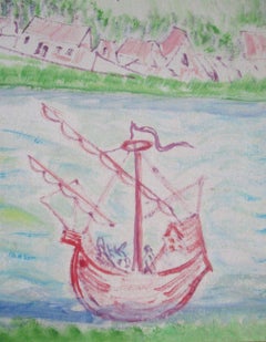 Chagall-esque dream landscape