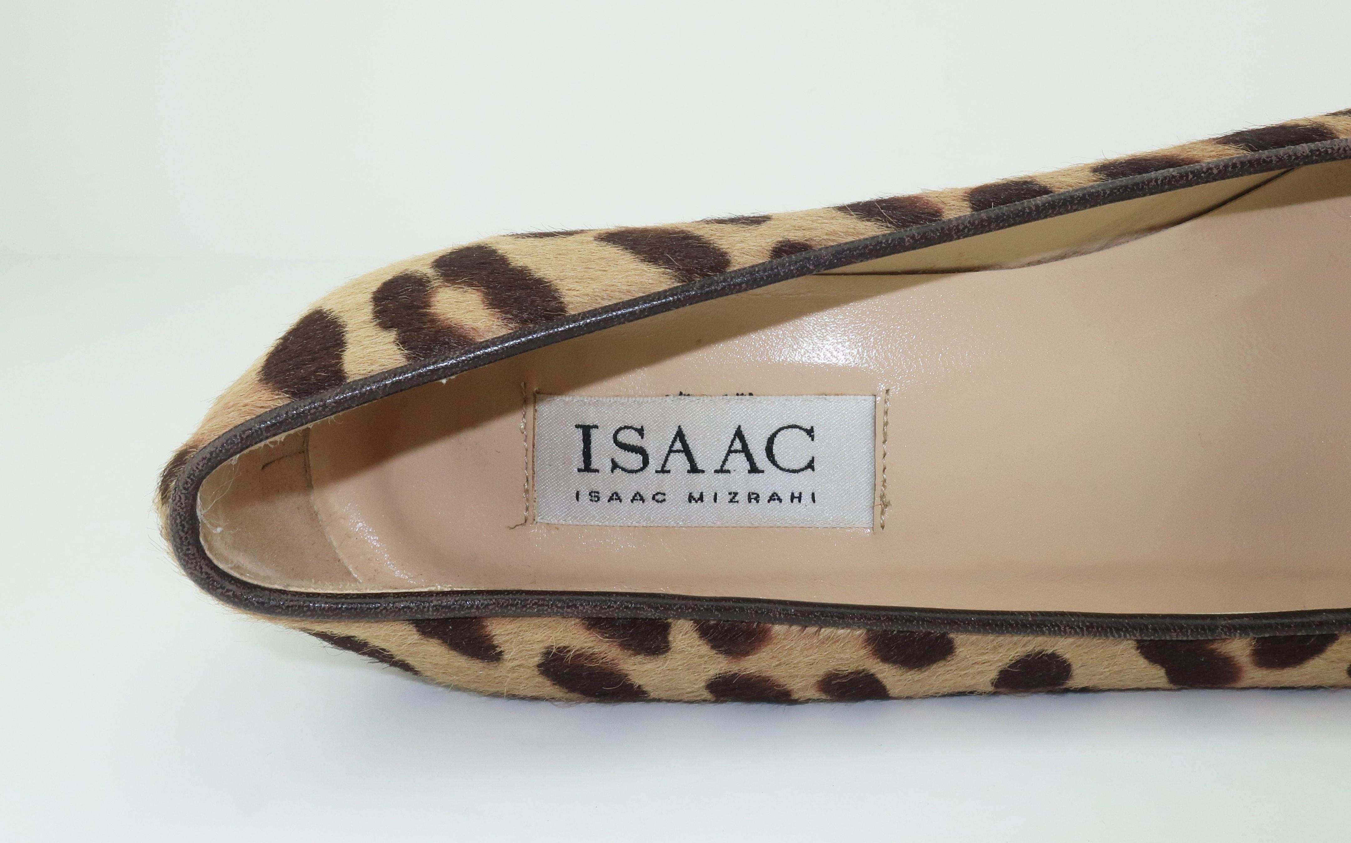 Isaac Mizrahi Animal Leopard Print Fur Loafer Shoes Sz 7 1/2 M 3