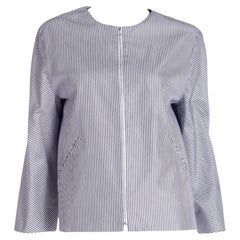 Isaac Mizrahi S/S 1996 Bergdorf Goodman Striped Cropped Vintage Runway Jacket