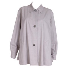 Vintage Isaac Mizrahi Swing Style S/S 1990 Jacket Shacket in Subtle Houndstooth Plaid