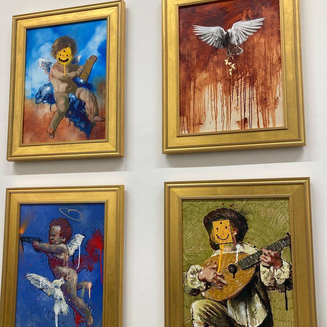 « A Song I Wrote for My Cheating Ex » Peinture (FRAMED) 24 x 18 pouces par Isaac Pelayo 2