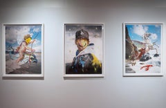 PeintureALACRAN (FRAMÉE) 40" x 30" pouces par Isaac Pelayo