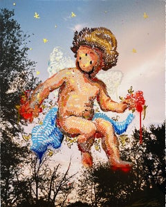 "ALAS" Painting (FRAMED) 30" x 24" inch by Isaac Pelayo