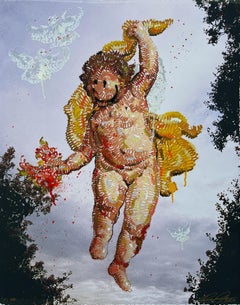 "BAILE" Quadro (incorniciato) 30" x 24" pollici di Isaac Pelayo