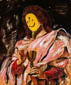 "Broken Dreams" Painting (FRAMED) 31" x 27" inch by Isaac Pelayo