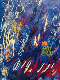 "HOMICIDE" Abstract Painting 24" x 18" inch by Isaac Pelayo