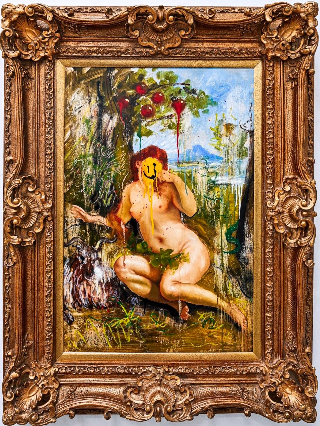 Quadro "Come ti piacciono le mele" (incorniciato) 36" x 24" pollici di Isaac Pelayo