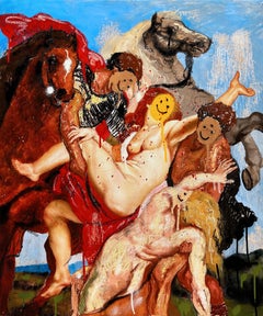 Cuadro "Onlyfans" (ENMARCADO) 30" x 25" pulgadas por Isaac Pelayo