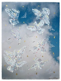 "PALOMA" Painting (FRAMED) 40" x 30" inch by Isaac Pelayo